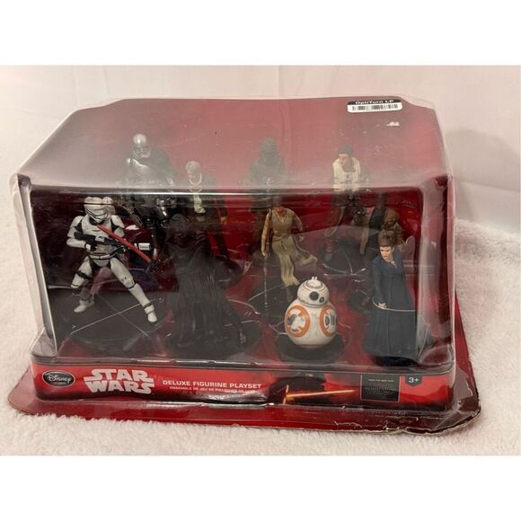 DISNEY Star Wars the Force Awakens 10 Deluxe Figurine Set